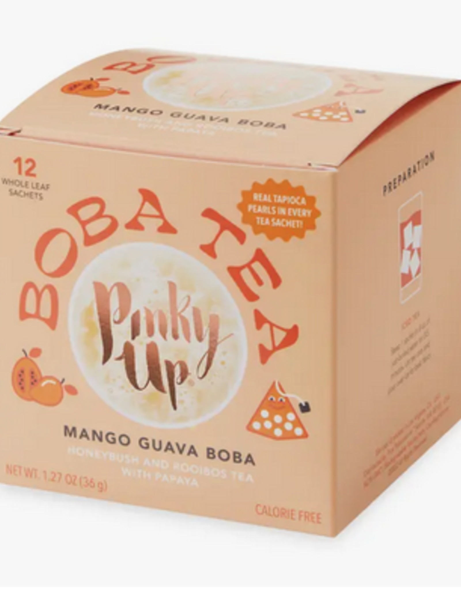 Mango Guava Boba Tea