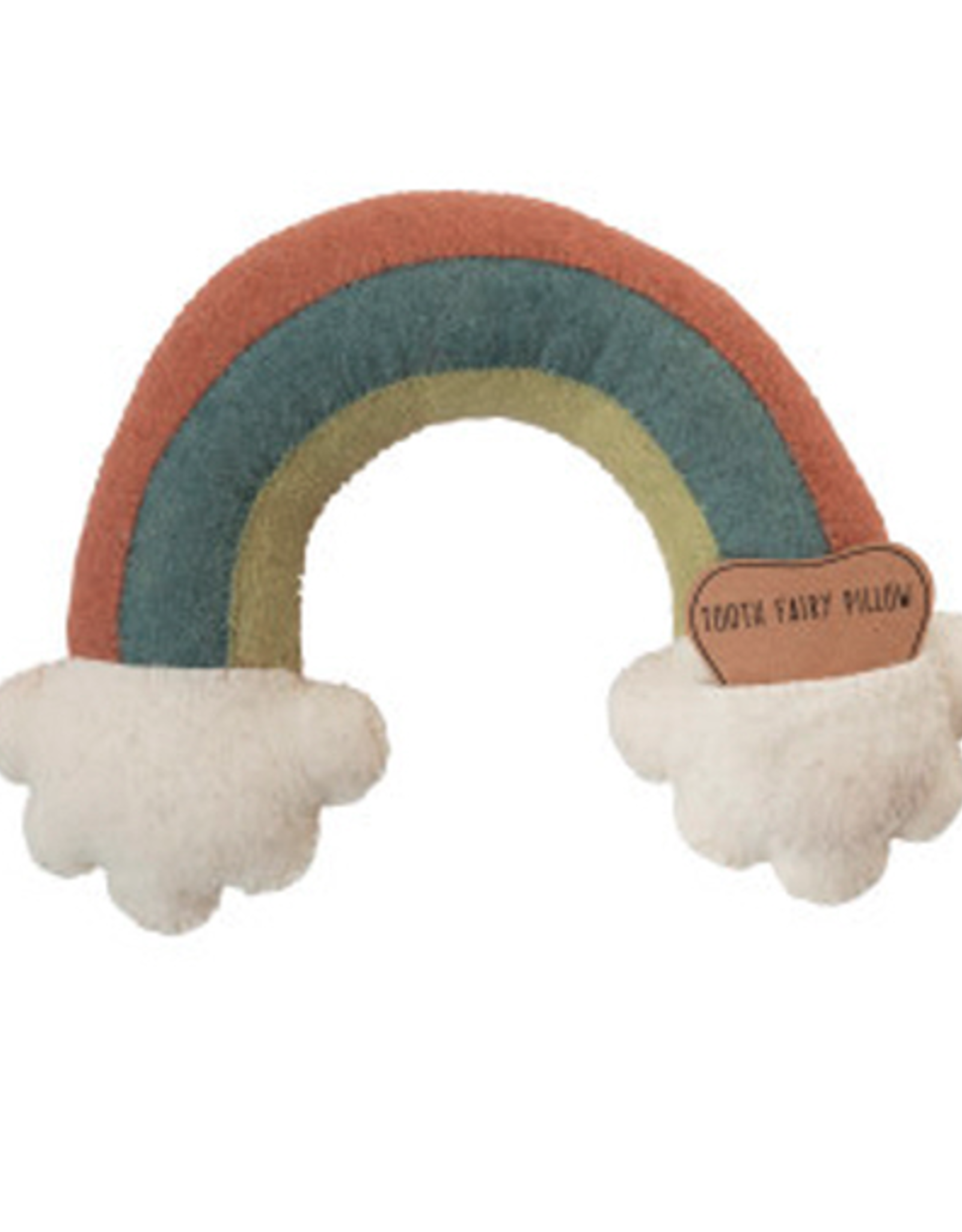 Wool Rainbow Tooth Fairy Pillow L10"