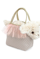 Sugar Maltese Puppy in Purse Plush