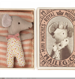 Rose Sleepy/Wakey Baby Mouse in Matchbox H3.93"
