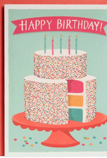 Happy Birthday Birthday Cake Card