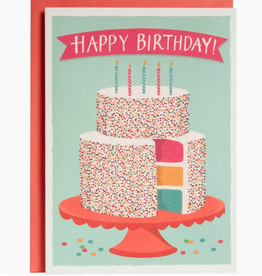 Happy Birthday Birthday Cake Card