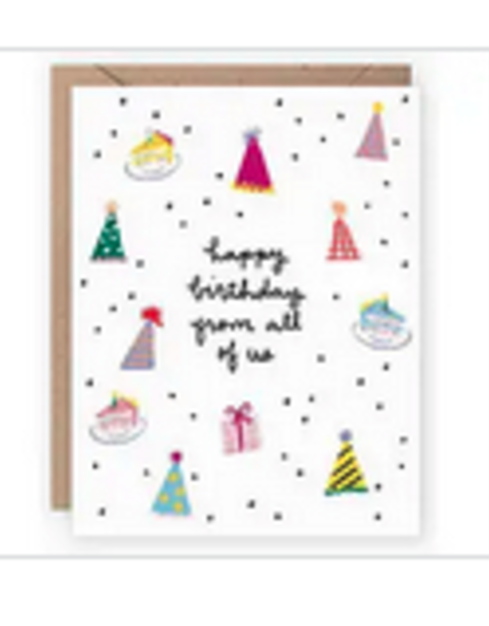 Birthday Party Icons Card