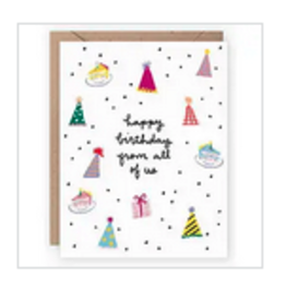 Birthday Party Icons Card