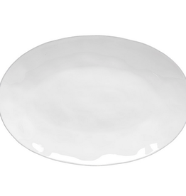 XLarge White  Livia Oval Platter L17.5" W12" Reg $85 Now $45