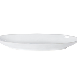 White Livia Oval Platter L16" W5.5" Reg $69 Now $35