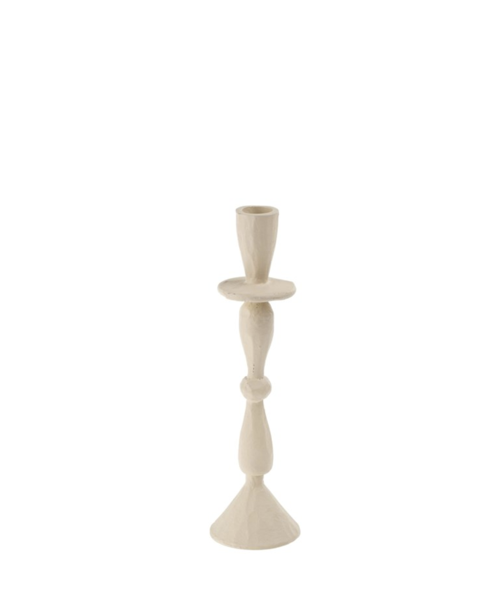 Small Cream Imani Candle Holder H9.5"