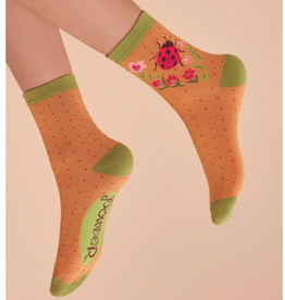 Socks - Ladybird in Mustard
