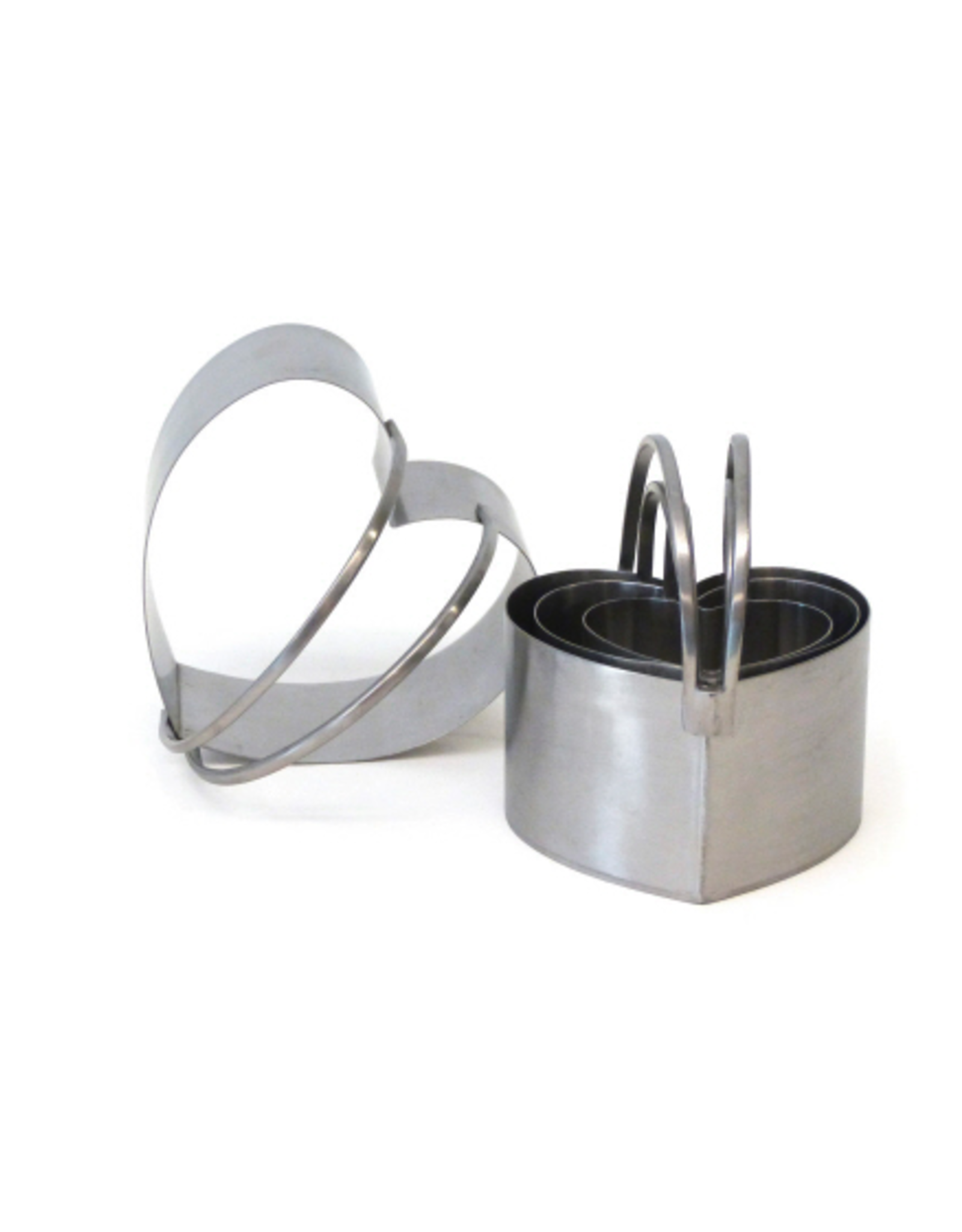 Heart Shaped Biscuit Cutters - Set of 4