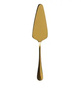 Stainless Steel Cake Server with Gold Electroplating