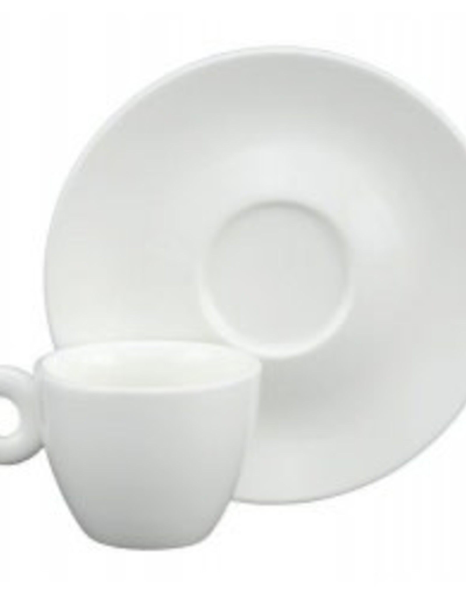 White Espresso Cup & Saucer