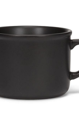 Matte Black Cappuccino Cup 8oz