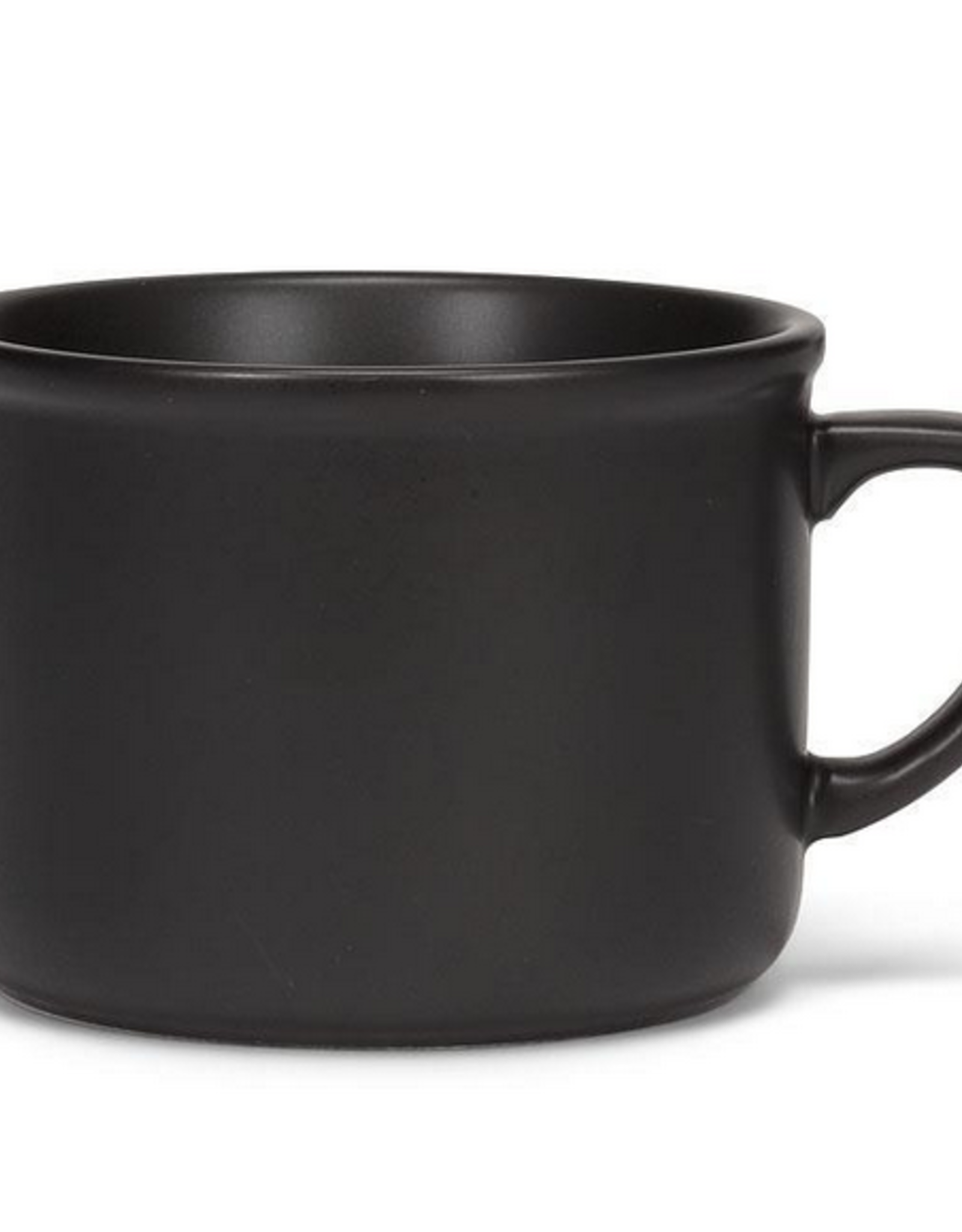 Matte Black Cappuccino Cup 8oz
