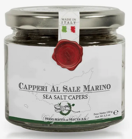 Gourmet Italian Capers in Sea Salt - Capers Non Pareil 150g