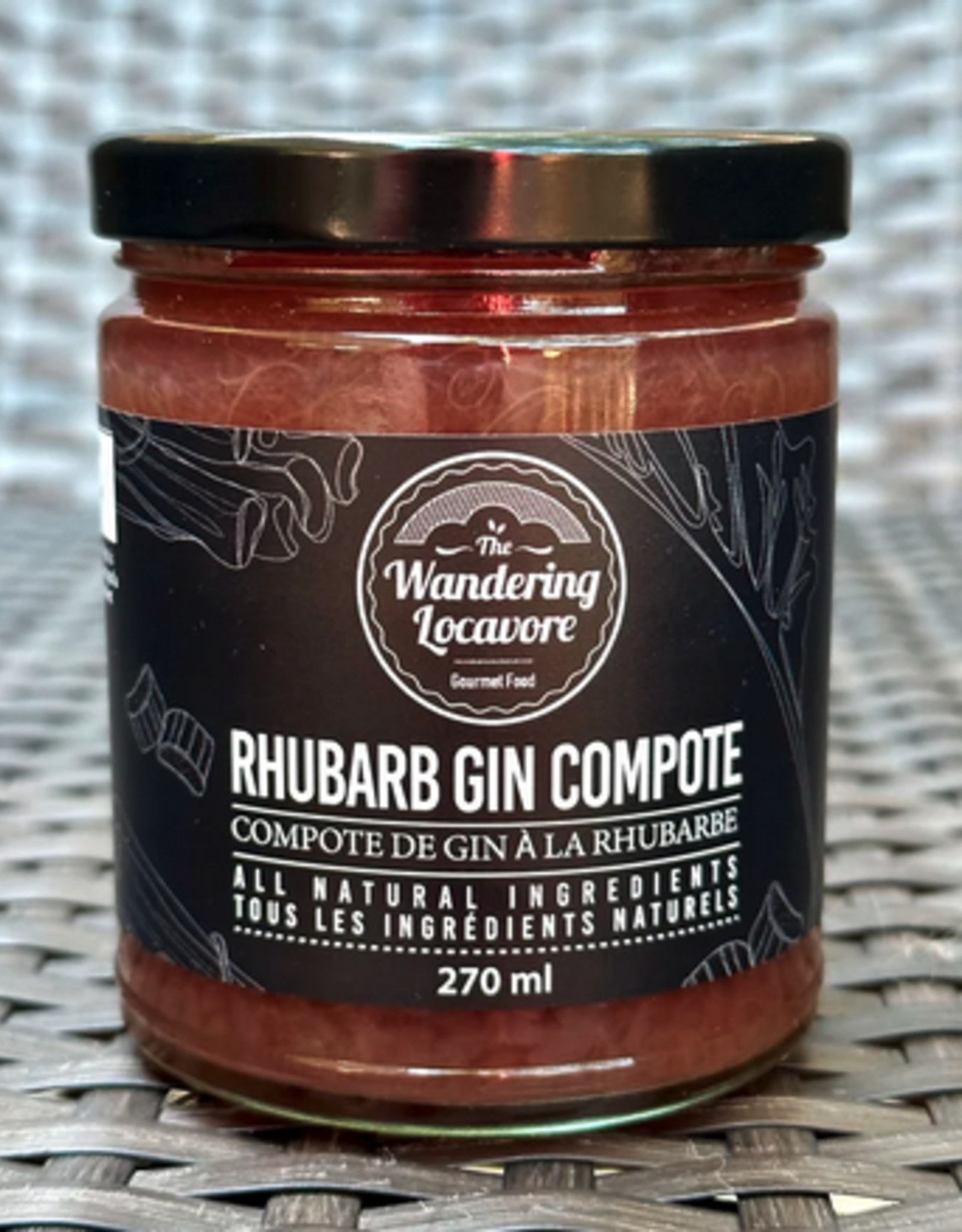 Rhubarb Gin Compote 270ml