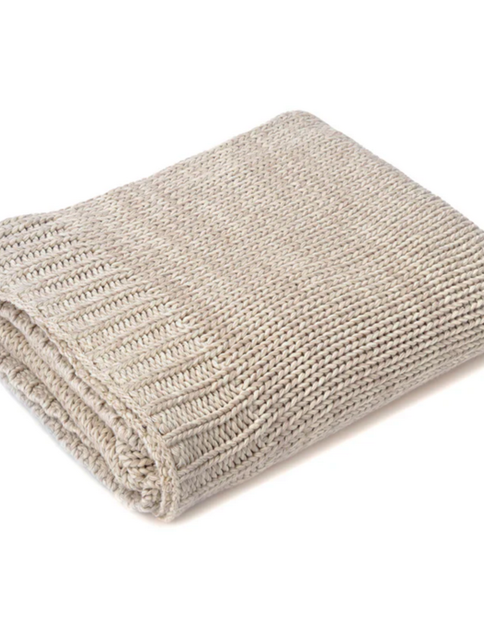 Oatmeal Sierra Cotton Throw 50x60"