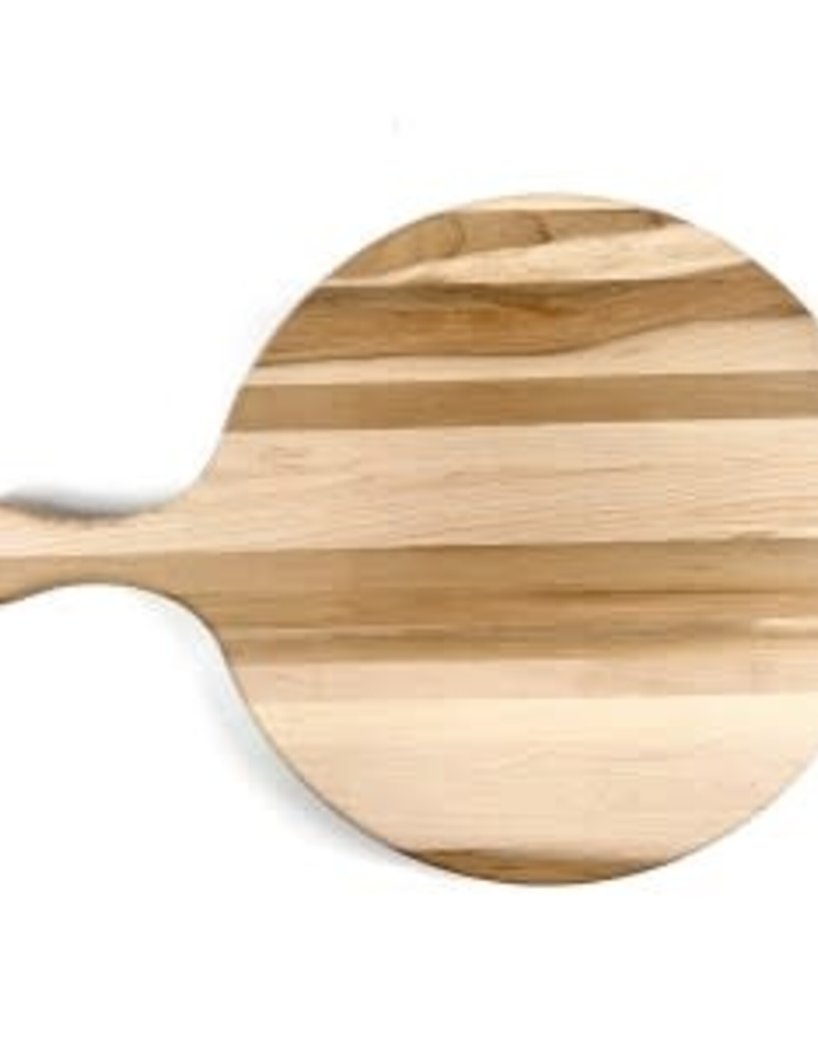 Cheese Board, Round W Handle, Acacia Wood, Mini