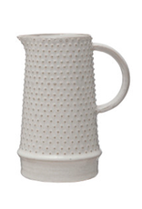 White Hobnail Pitcher