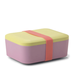 Melamine Lunchbox - Citron/Coral/Pink