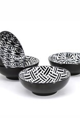 Black and White Pattern Dip Bowl D3.25" - Assorted