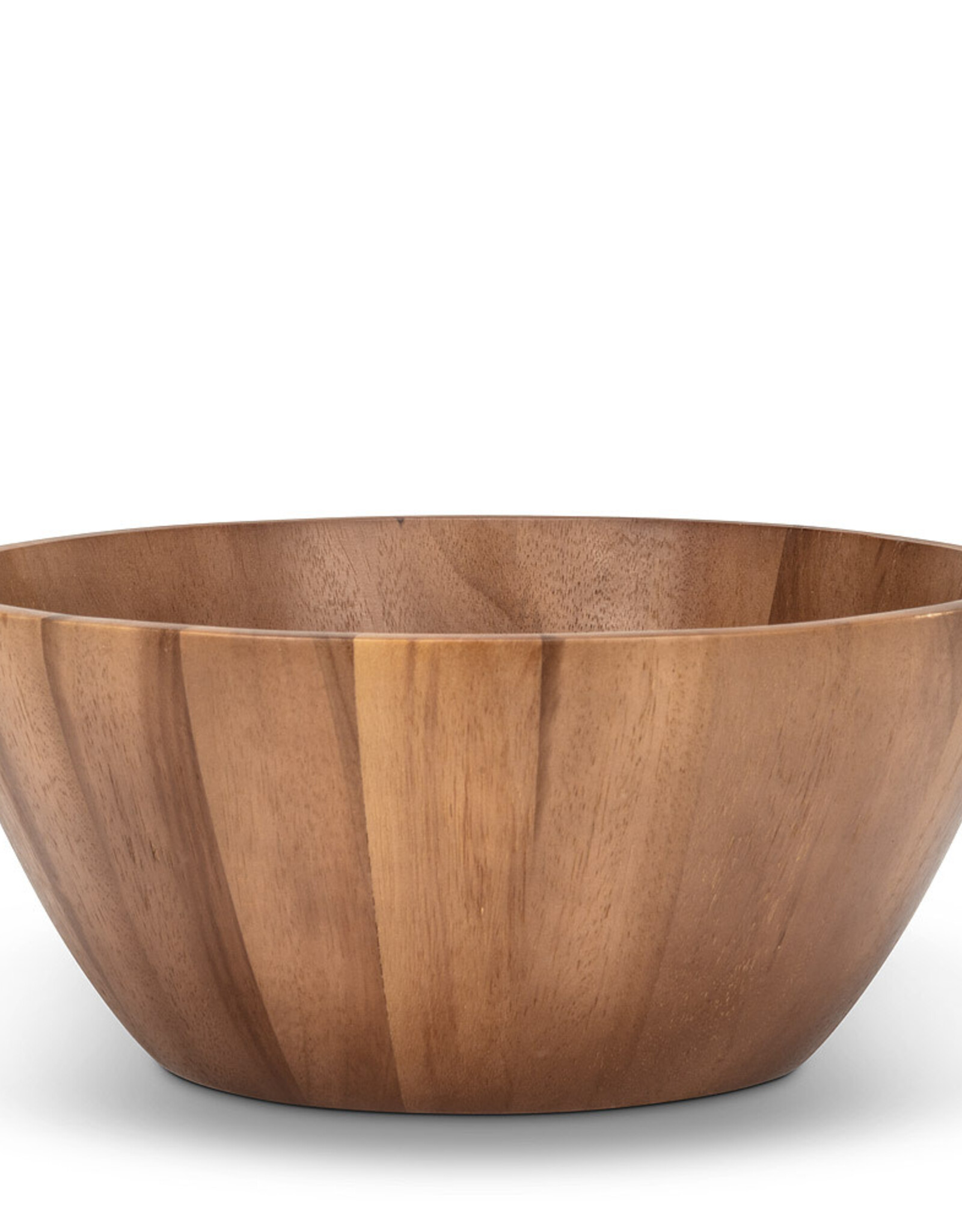 Extra Large Deep Acacia Wood Bowl 15.75"D