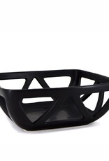 Matte Black Square Cut-Out Bowl