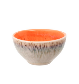 Coral Calico Mini Bowl D3.5" H1.5"