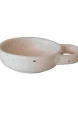 Stoneware Dish With Handle D2.75"