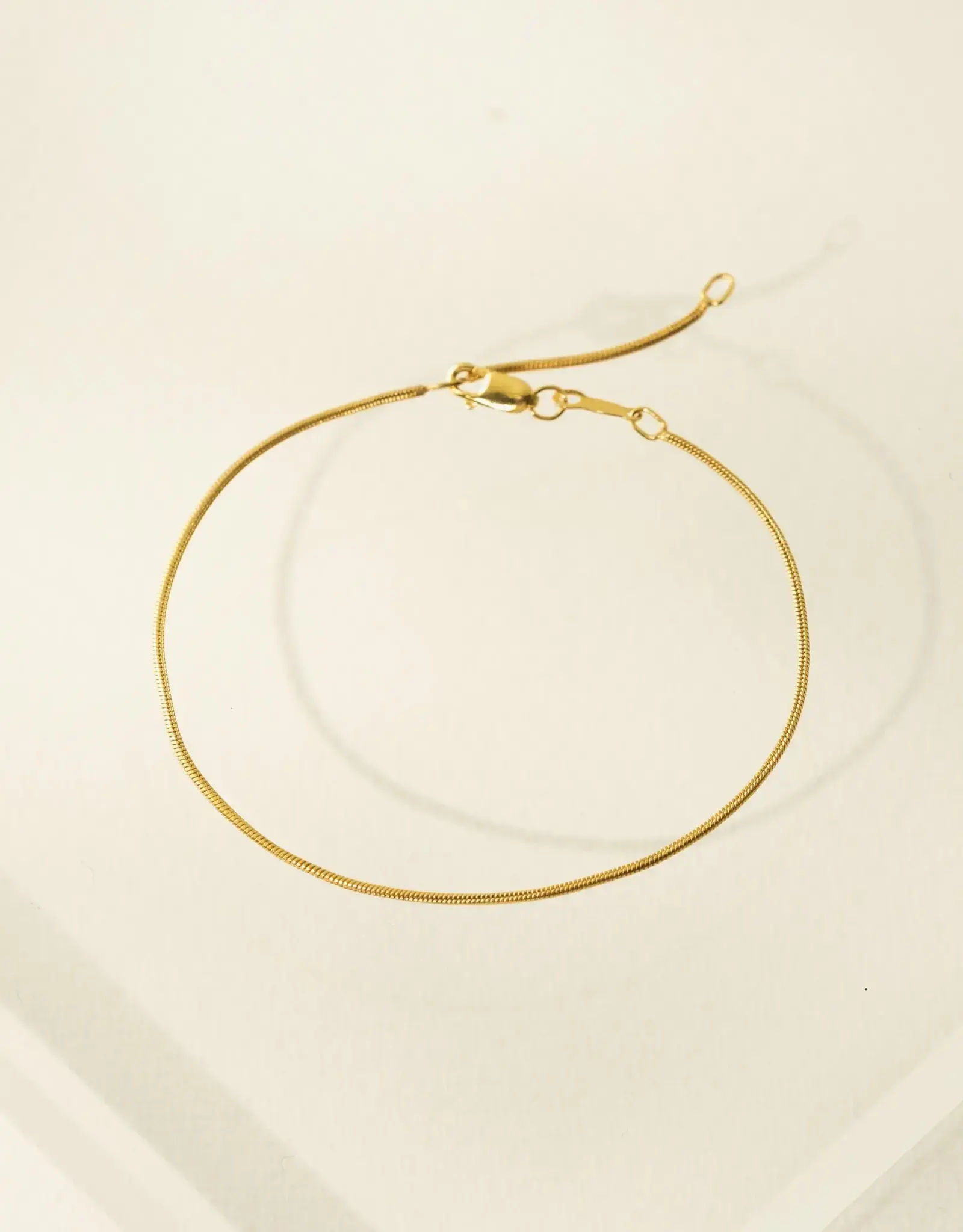 Snake Chain Gold-Filled Bracelet