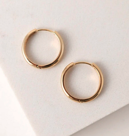 Bea 20mm Hoop Earrings - Gold