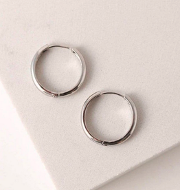 Bea 20mm Hoop Earrings - Silver