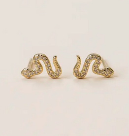 Pave Stud - Snake