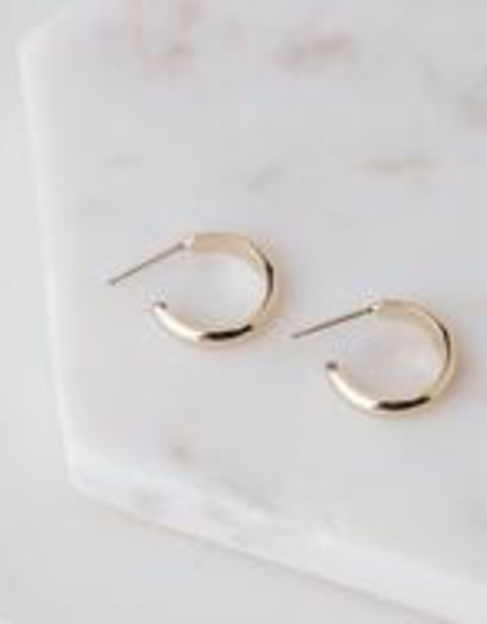 Silvia Hoop Earrings  - Gold