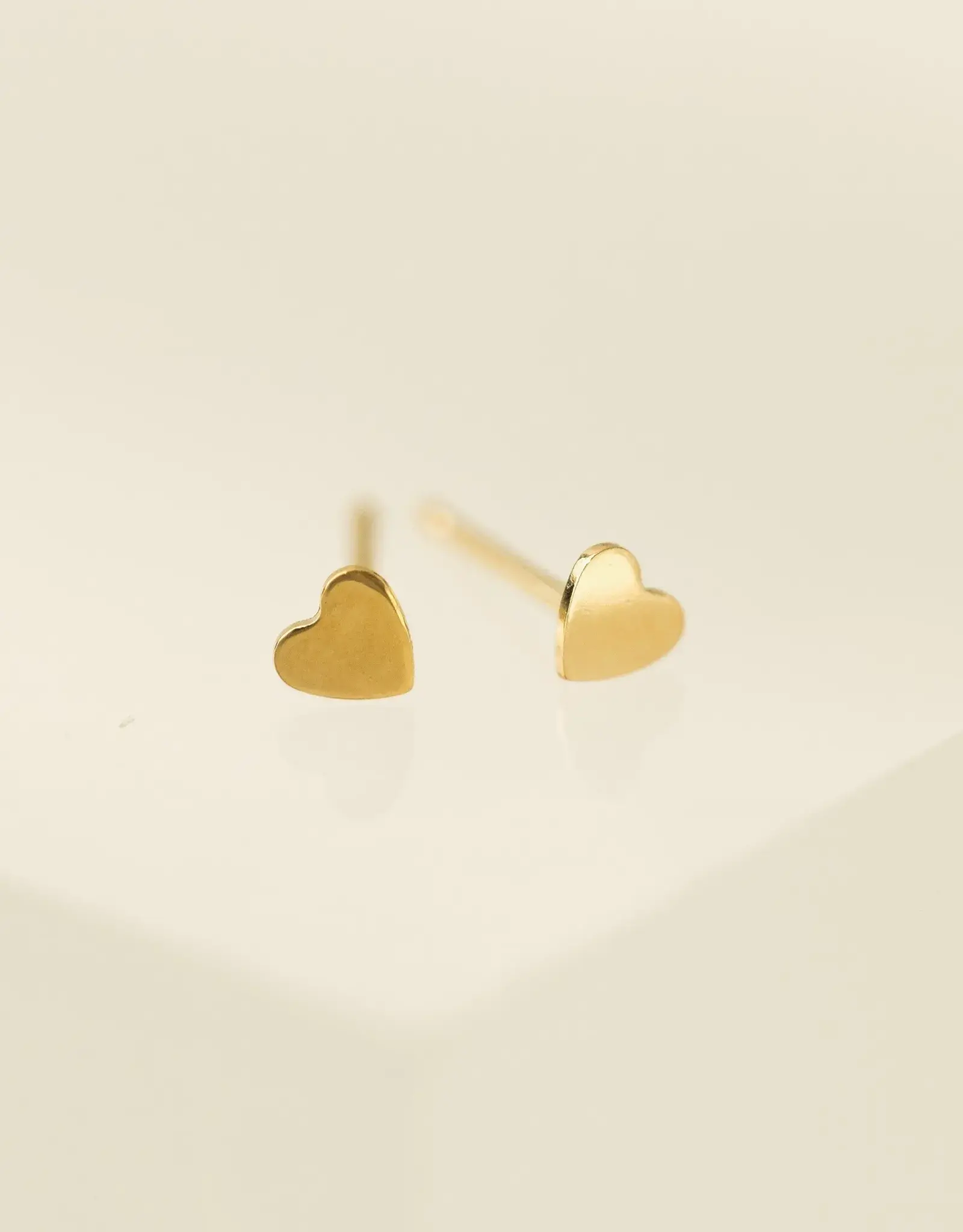 Heart Gold-Filled Stud Earrings