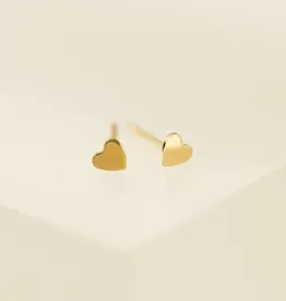 Heart Gold-Filled Stud Earrings