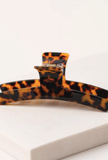 Gwen 4" Claw Clip - Amber Tortoise