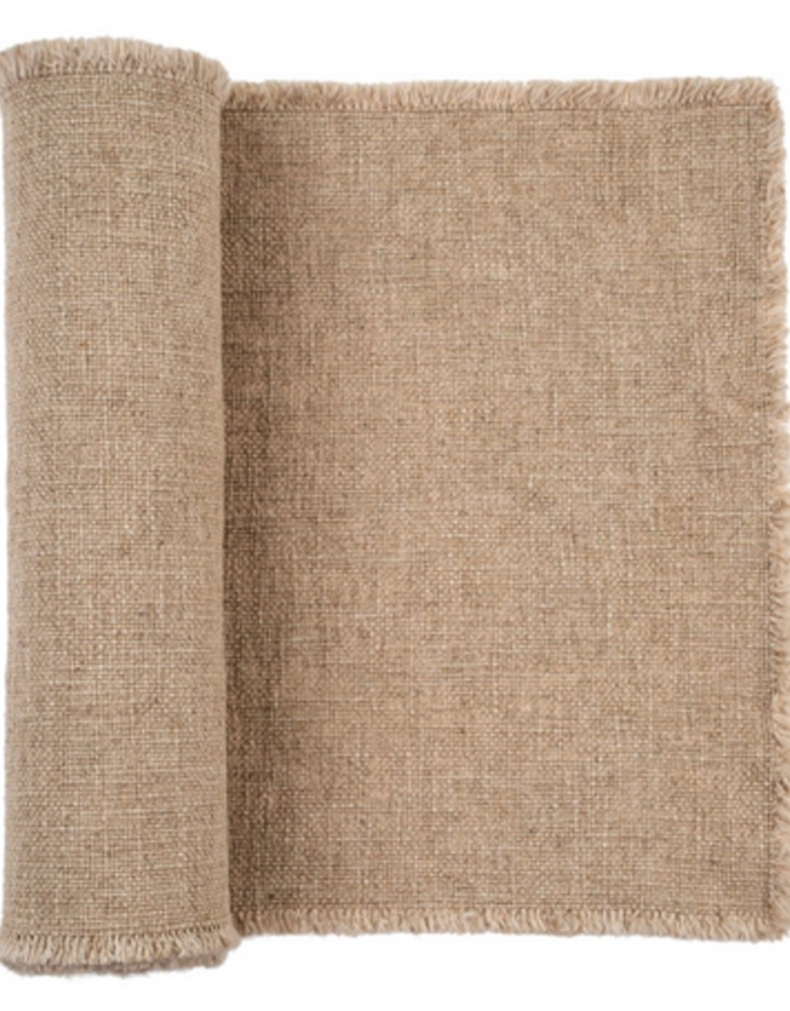 Natural Selena Linen Table Runner L108" W14"