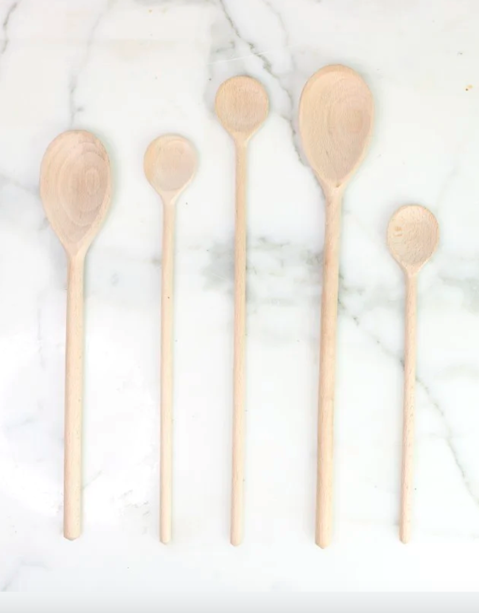 Beechwood Cooking Spoon - 5 Assorted