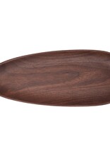 Walnut Oval Pebble Tray