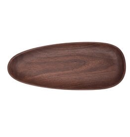 Walnut Oval Pebble Tray