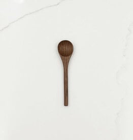 Walnut Wood Tiny Spoon 4"