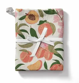 Peach Blossom Tea Towel