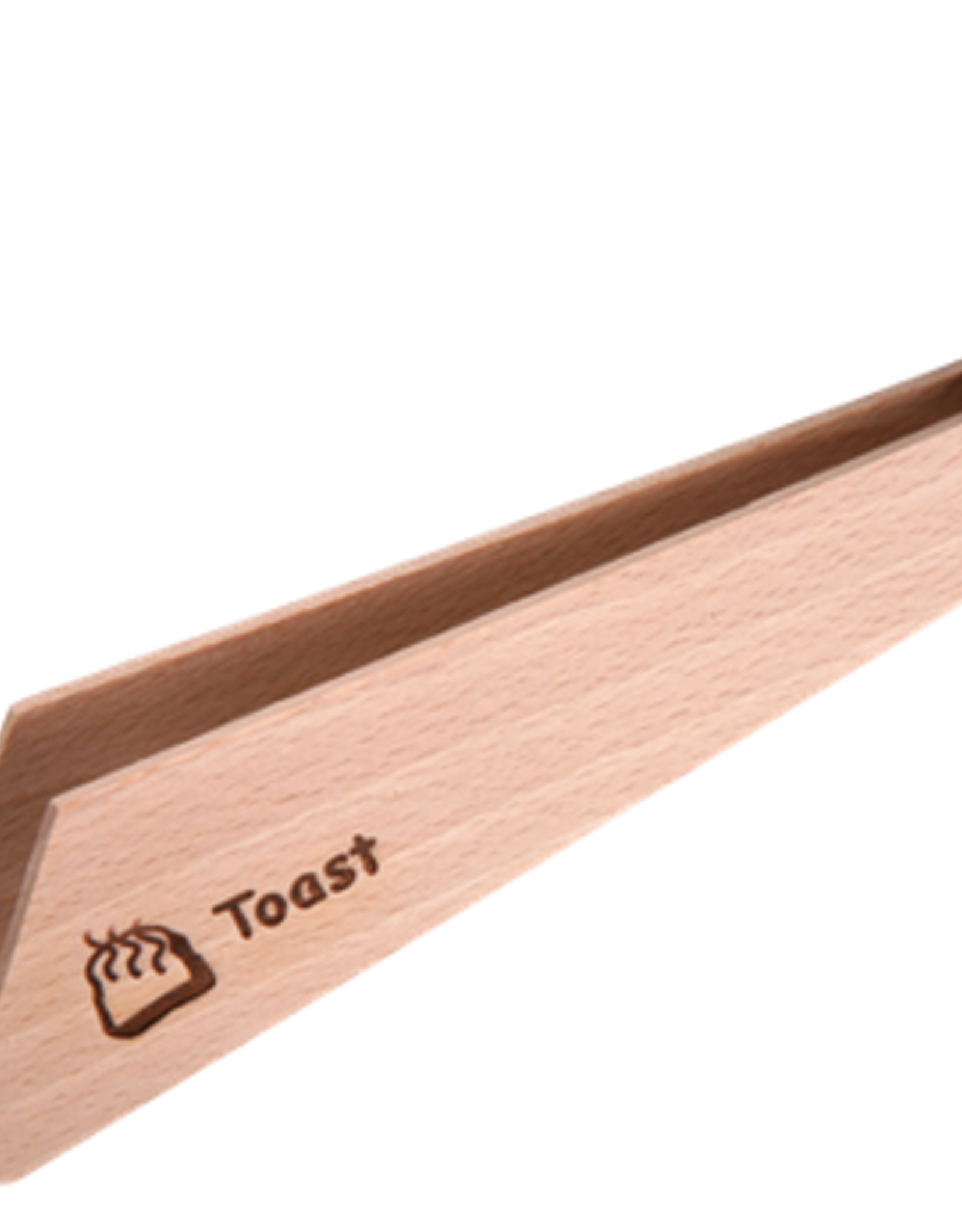 Beech Wood Toast Tongs