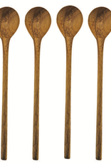 Medium Thin Teak Spoon L5"