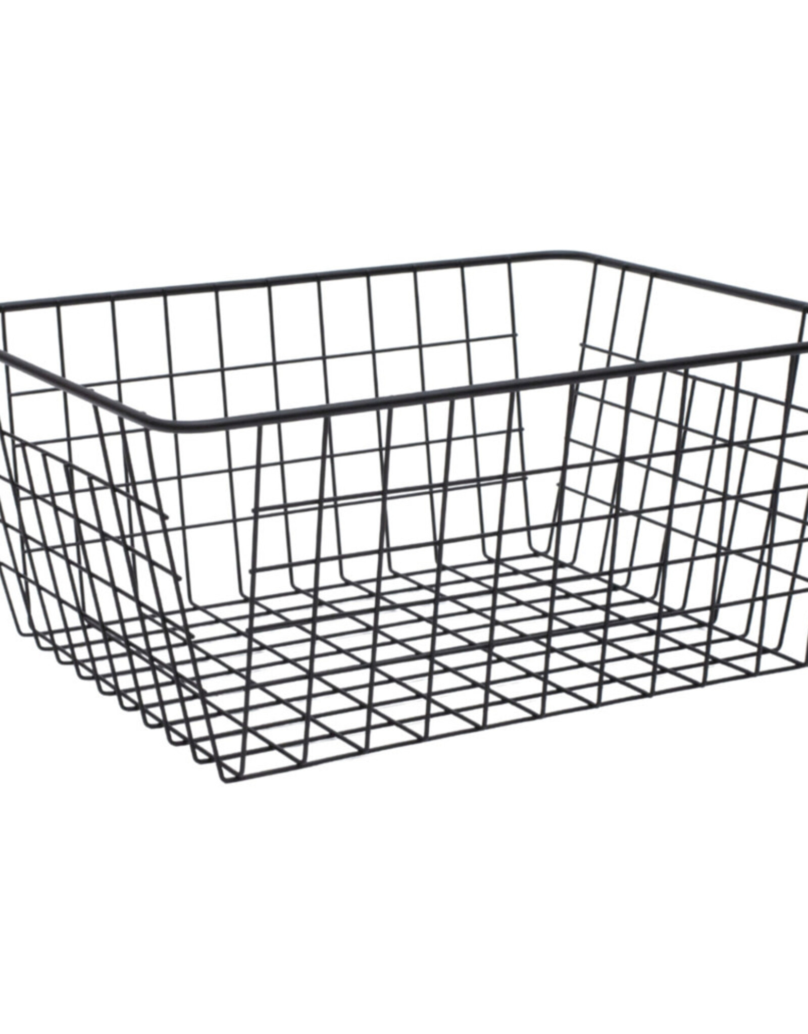Black Wire Rectangular Basket L11" W8.5"