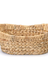 Medium Oval Hyacinth Basket L11.5" W8.25"