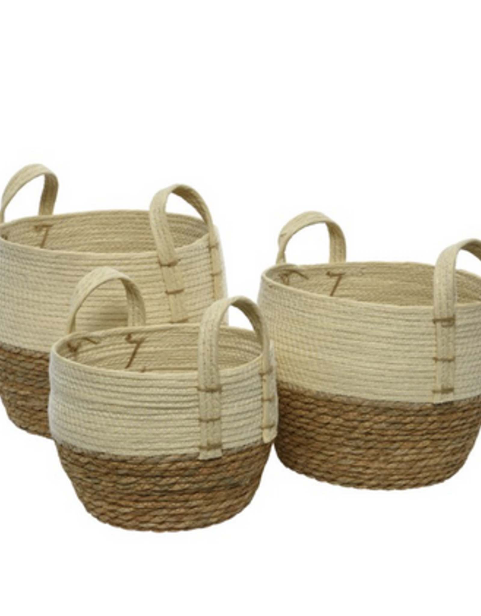 Large Cornleaf Basket D13" H10.5"