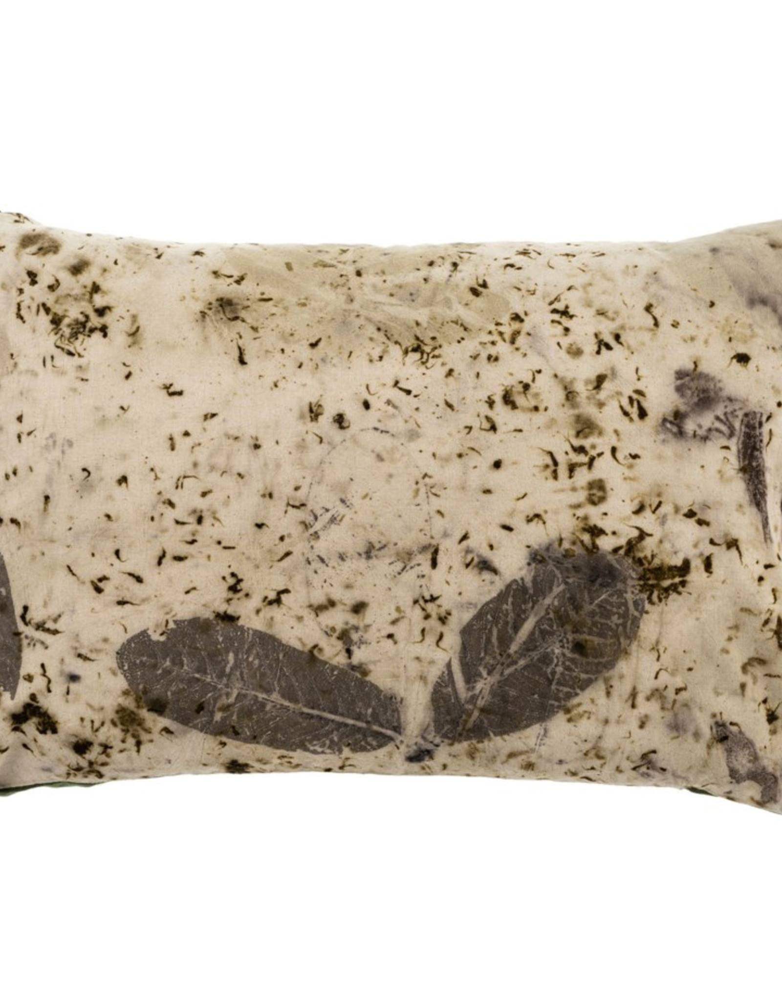 Eco Print Pillow L24" W16"