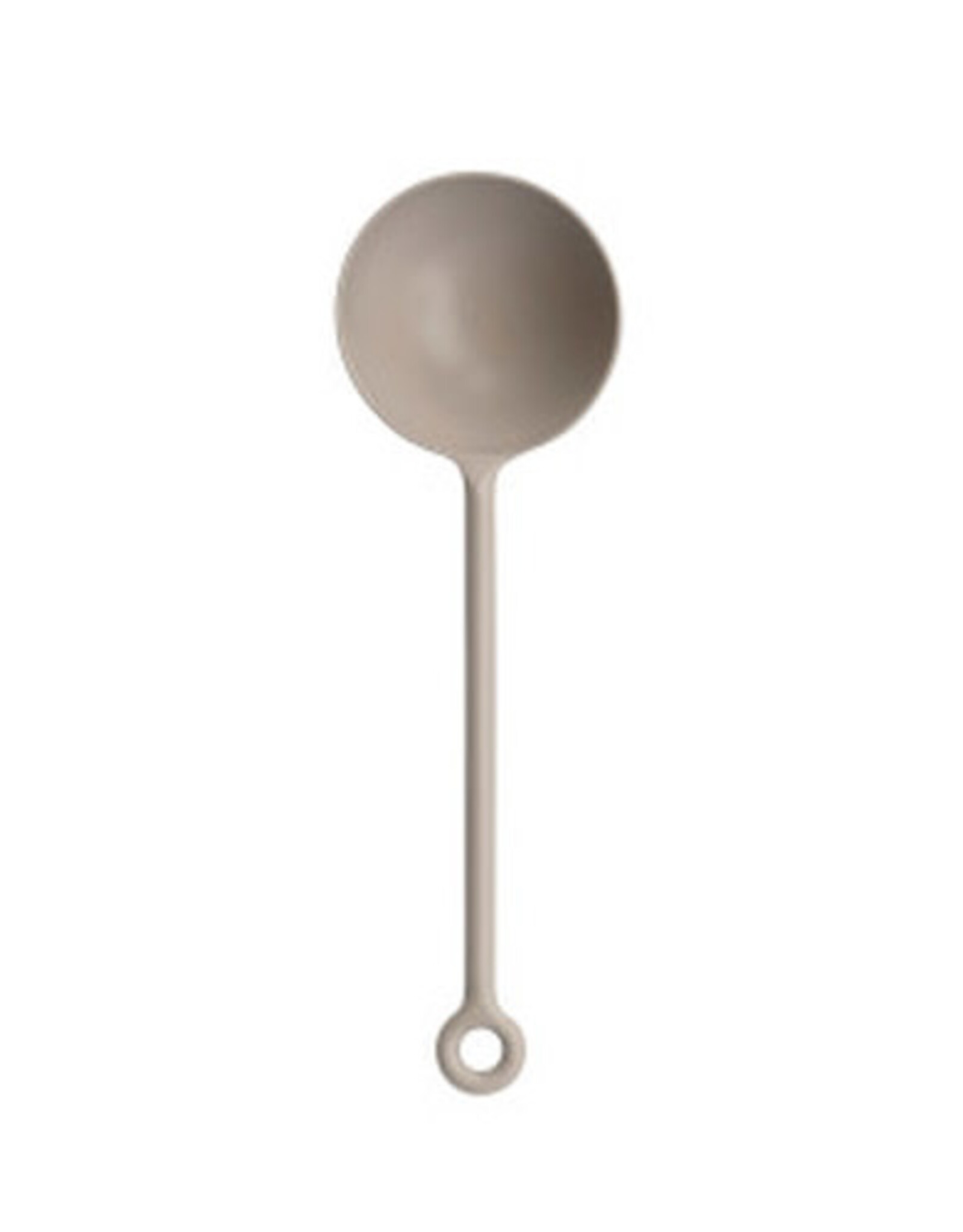 Matte Grey Stainless Steel Scoop L6"