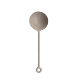 Matte Grey Stainless Steel Scoop L6"